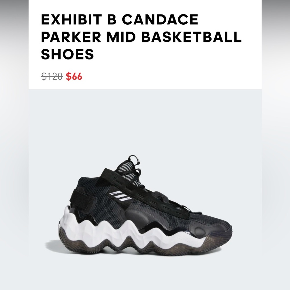 Adidas Candace Parker Exhibit B size 8 — NIB